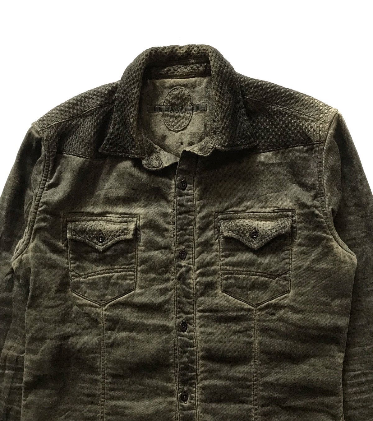 Issey Miyake TETE HOMME BUTTON UP NICE DESIGN Size US M / EU 48-50 / 2 - 4 Thumbnail