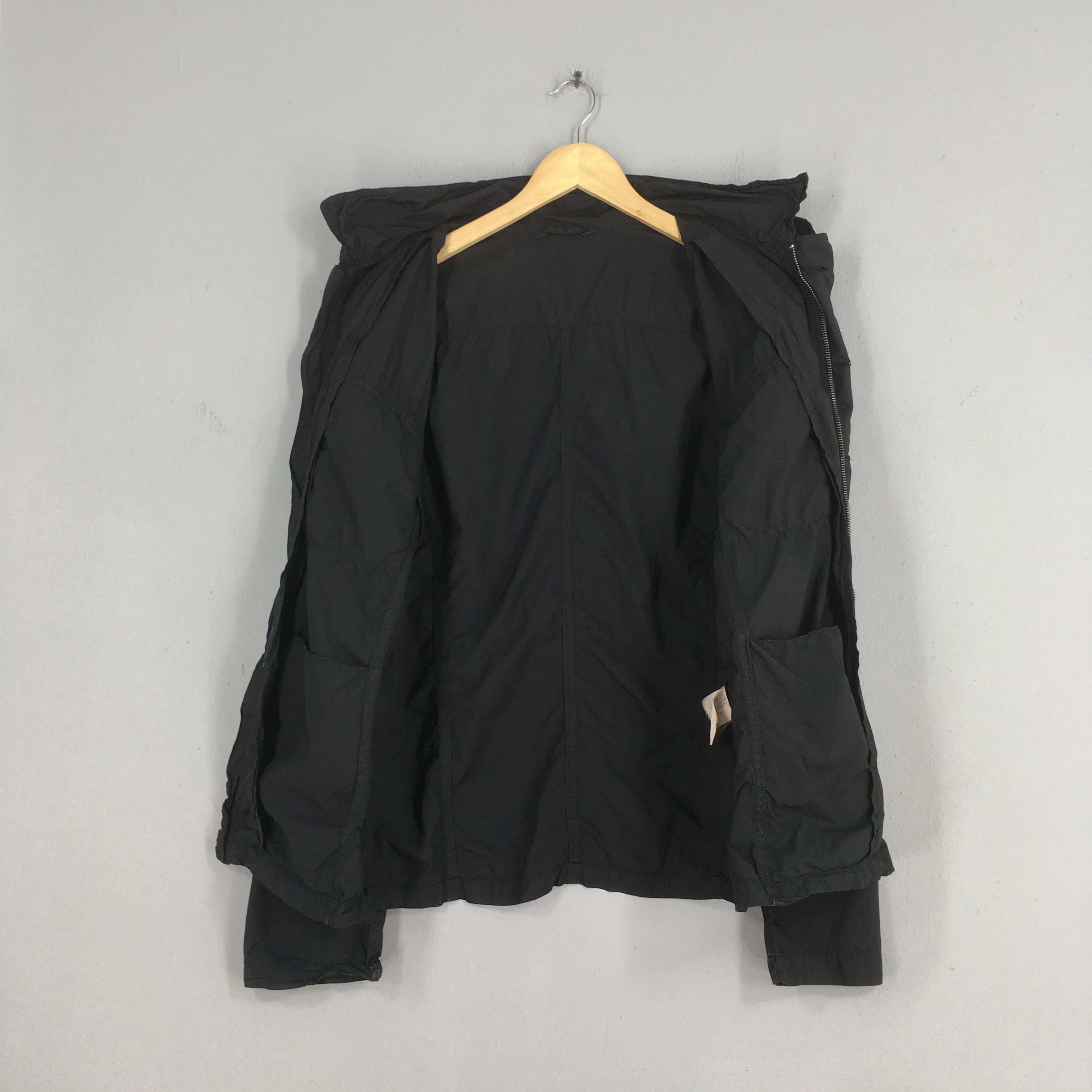 Yohji Yamamoto Vintage Yohji Yamamoto Black Wrinkle Shirt Medium Size US M / EU 48-50 / 2 - 6 Thumbnail