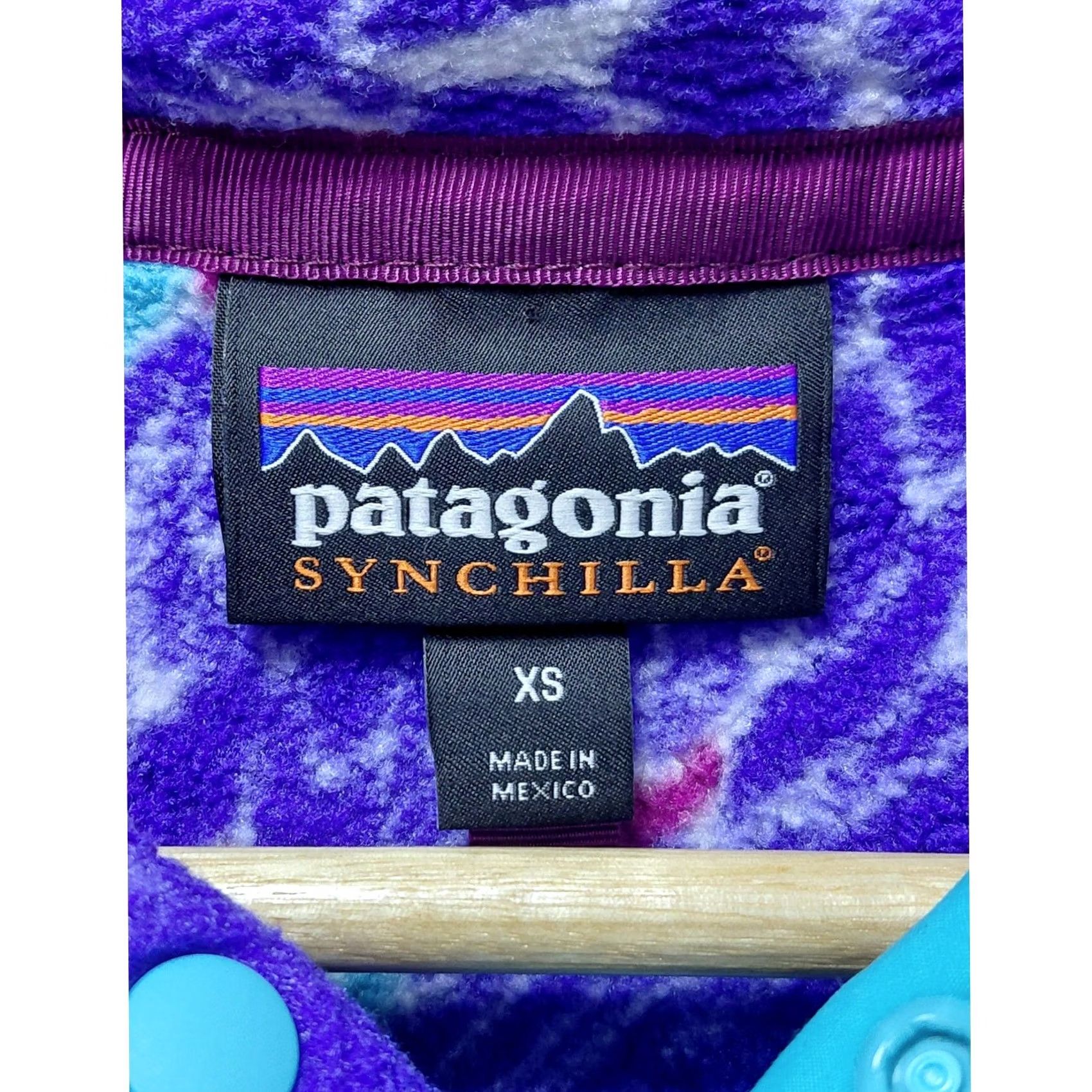 Patagonia VINTAGE Patagonia Synchilla Snap-T Fleece Pullover Jacket Southwestern Print Blue XS Women’s Regular Size XS Size XS / US 0-2 / IT 36-38 - 4 Thumbnail
