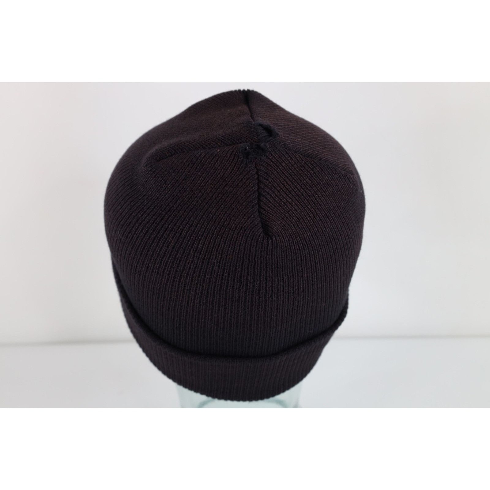 Carhartt Vintage 90s Carhartt Spell Out Sun Faded Knit Beanie Hat Size ONE SIZE - 4 Thumbnail