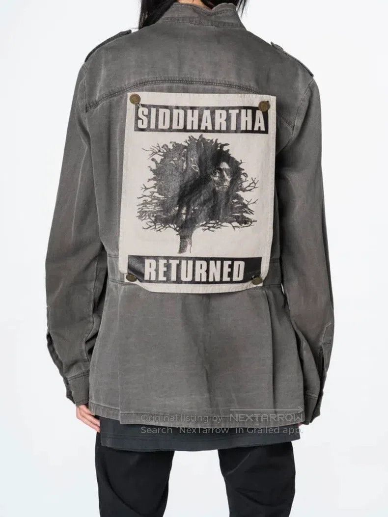 Raf Simons Raf Simons Grey religious period back face jacket Size US M / EU 48-50 / 2 - 4 Thumbnail