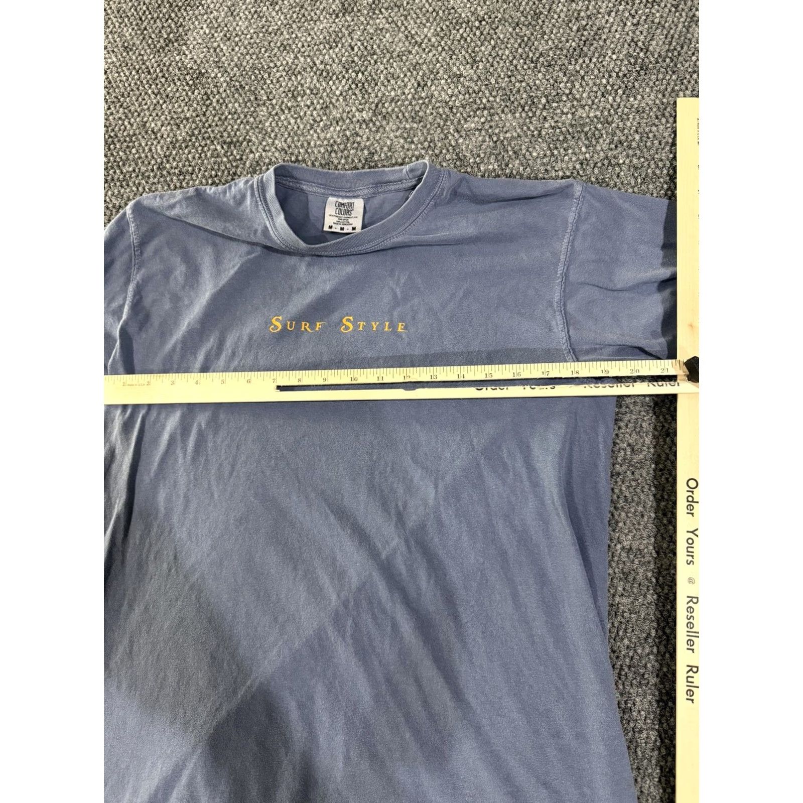 Comfort Colors Comfort Colors Surf Style Shirt Mens M Blue Clearwater Beach Graphic Tee Size US M / EU 48-50 / 2 - 6 Thumbnail