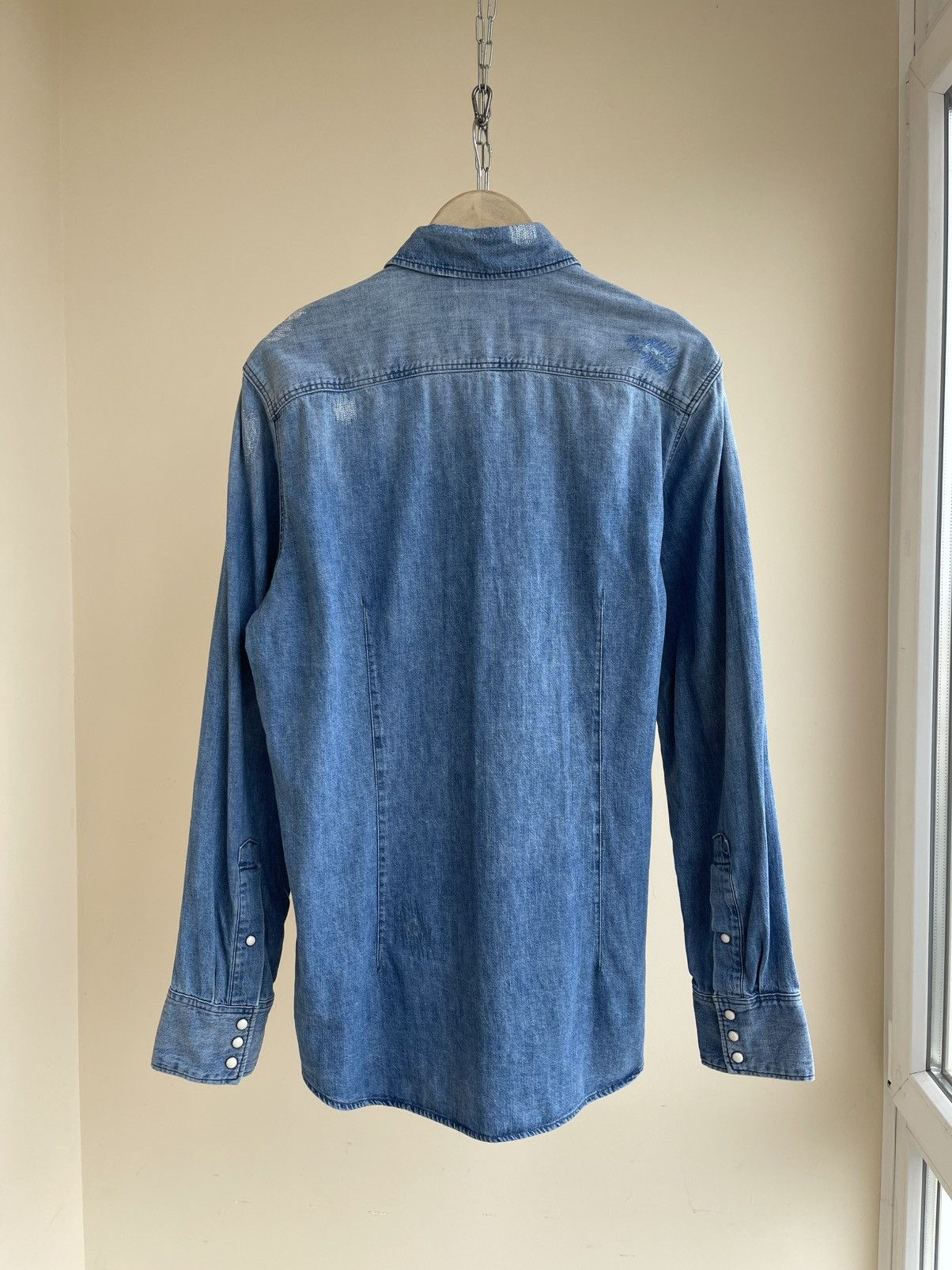 G-Star Raw 3301 Slim Fit Color Restored Denim Long Sleeve Shirt Size US L / EU 52-54 / 3 - 2 Thumbnail