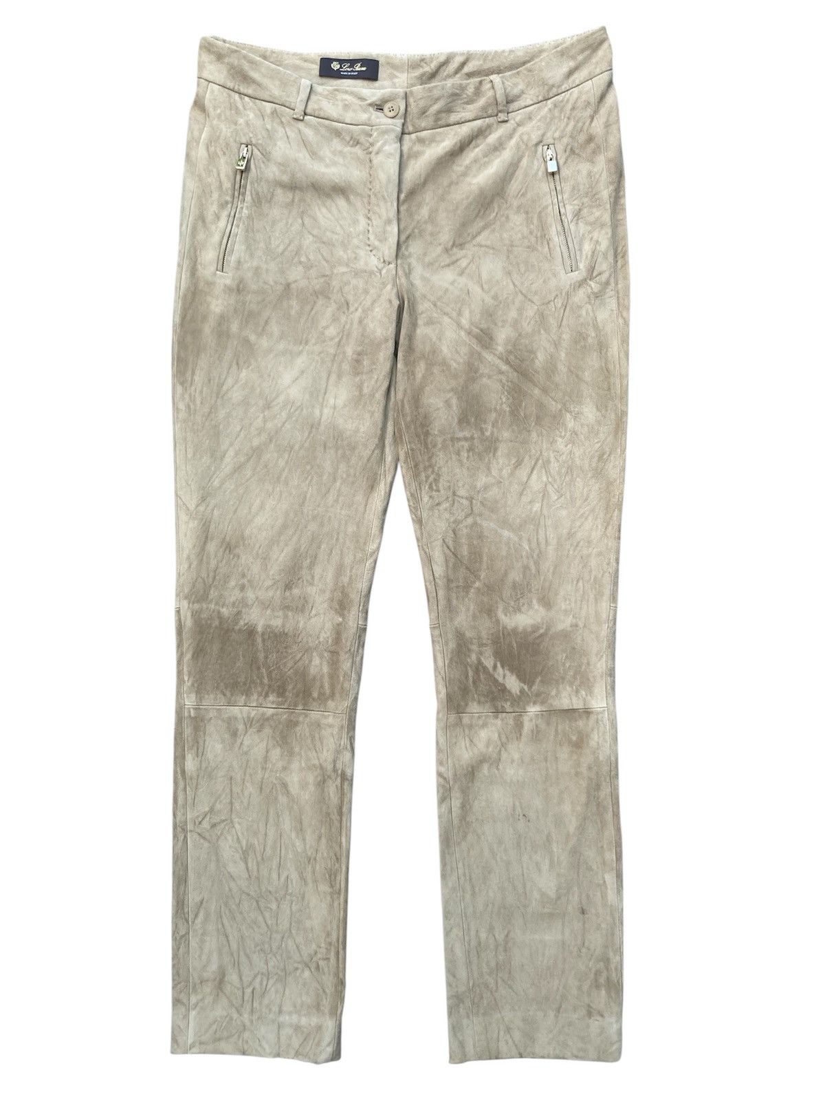 Loro Piana Loro Piana Leather Brown Lambskin Pants Size 32" / US 10 / IT 46 - 1 Thumbnail