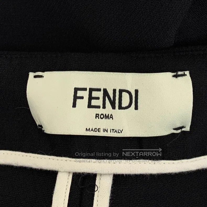 Fendi Fendi Black Side Bow Decorated Casual Short Pants Size 27" / US 4 / IT 40 - 5 Thumbnail