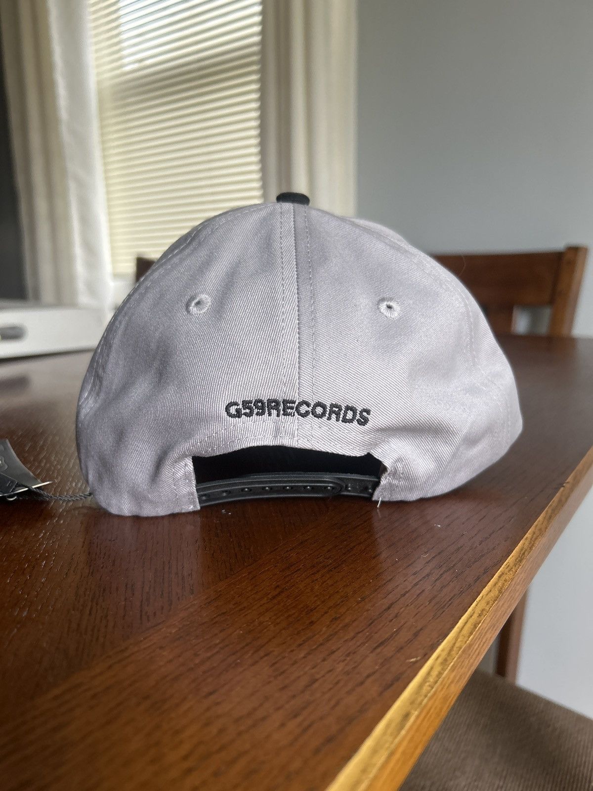 G59 Records G59 Embroidered Logo Hat - Grey and Black Snapback Size ONE SIZE - 3 Thumbnail