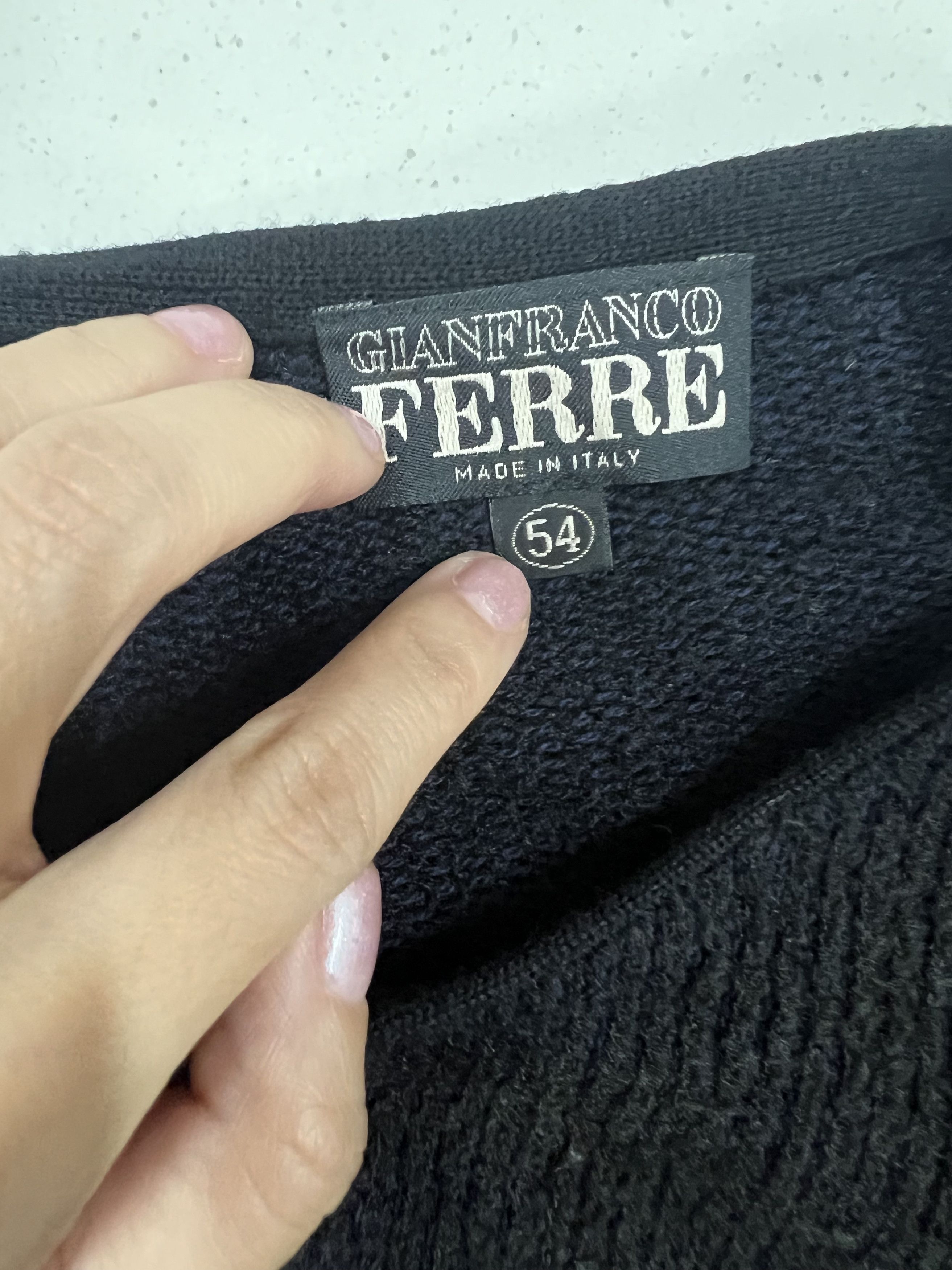 Gianfranco Ferre Vintage Ribbed Sweater Size US L / EU 52-54 / 3 - 3 Thumbnail