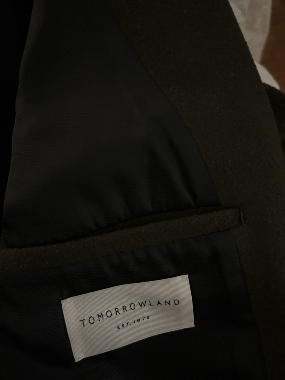 Tomorrowland Tomorrowland Double Breasted Olive Green Wool Coat Size US M / EU 48-50 / 2 - 7 Thumbnail