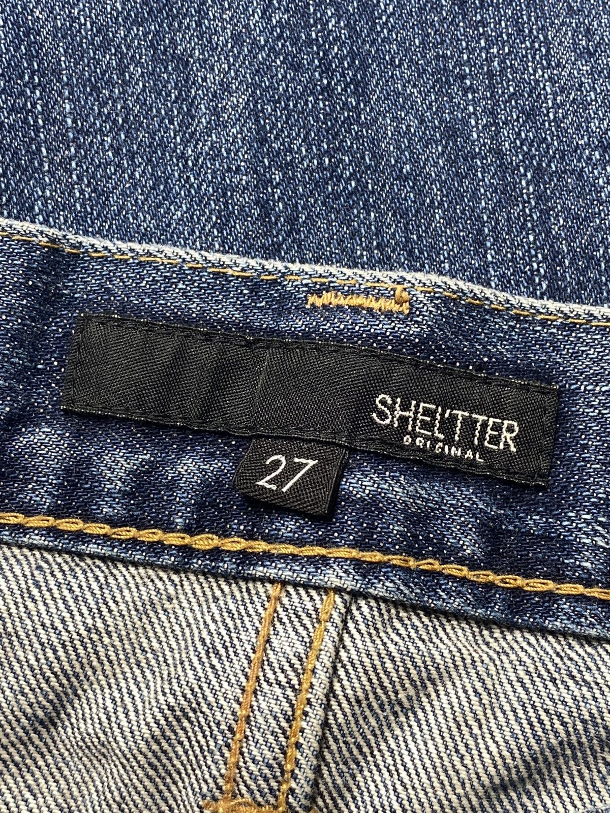 GOSTAR DE FUGA 2000s Shel’tter - Super Flared Denim Pants Size US 28 / EU 44 - 8 Thumbnail