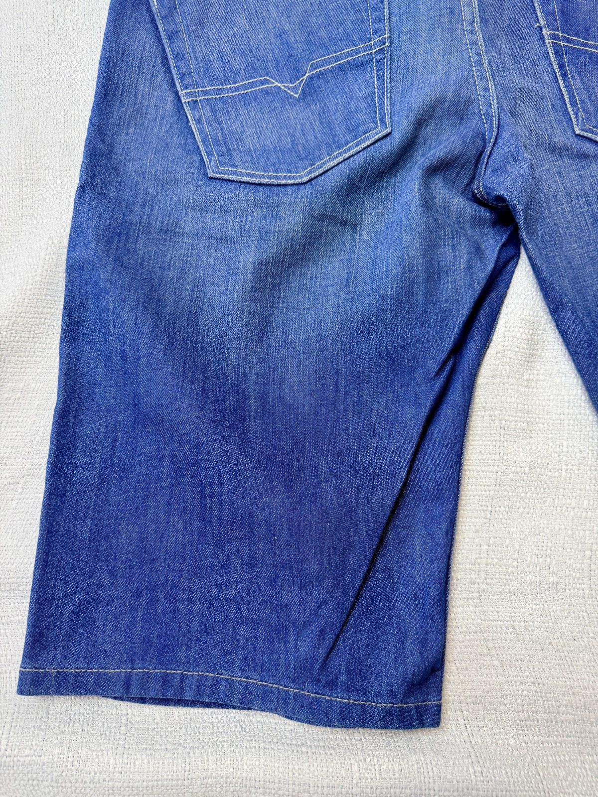 Diesel Diesel Kroshort Short Denim Pants Mens 34 Indigo Blue Size US 34 / EU 50 - 17 Thumbnail