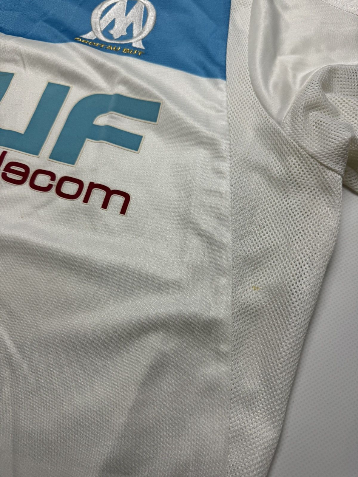 Adidas Rare vintage Adidas Olympique Marseille 2002 soccer jersey Size US L / EU 52-54 / 3 - 7 Thumbnail