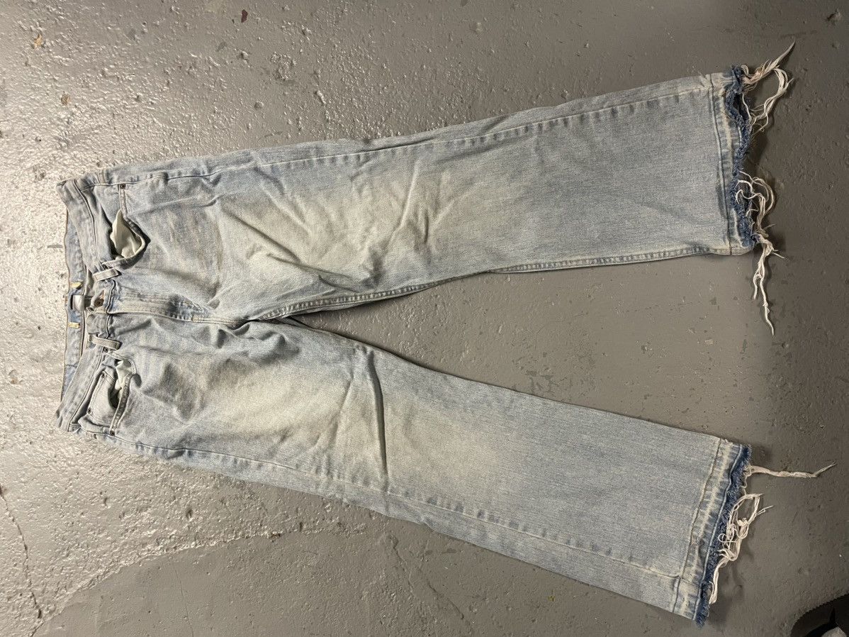 Other Wide legged distressed denim Size US 34 / EU 50 - 2 Thumbnail