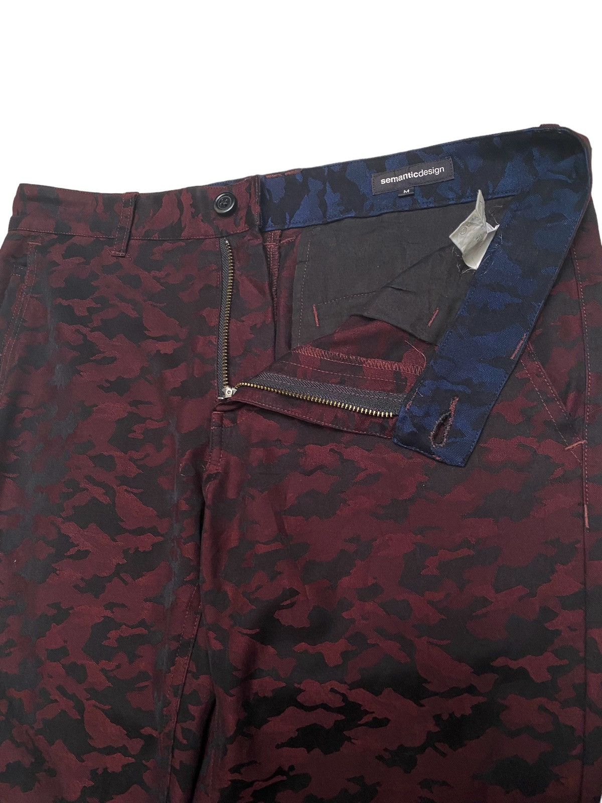 If Six Was Nine Very Rare Vintage Brand Semantic Design Waxed Pants 1990s Size US 30 / EU 46 - 7 Thumbnail
