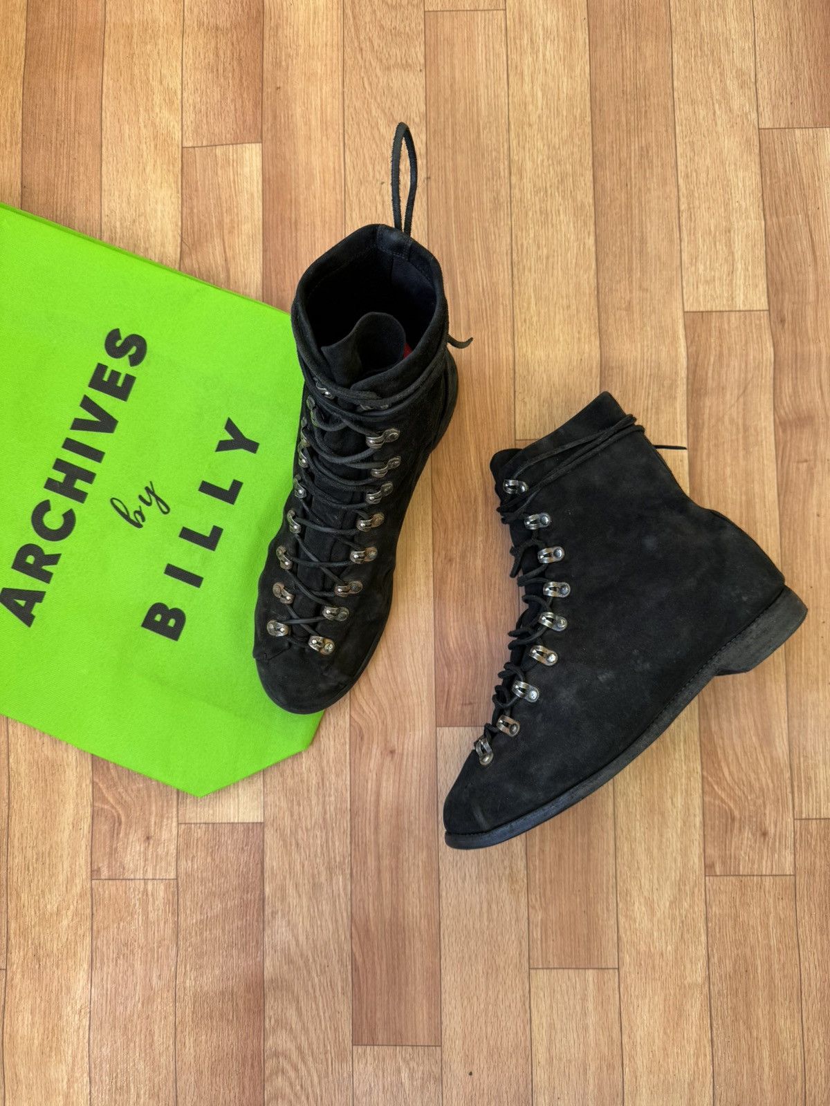 Guidi 🕷️💥Guidi 205 Reverse calf leather hiking boots Size US 12 / EU 45 - 1 Thumbnail