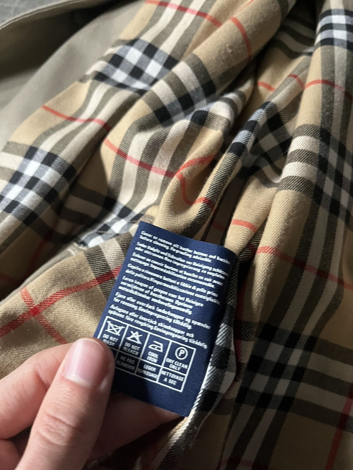 Burberry Burberrys vintage trench coat beige rare grail nova checked Size US L / EU 52-54 / 3 - 12 Thumbnail