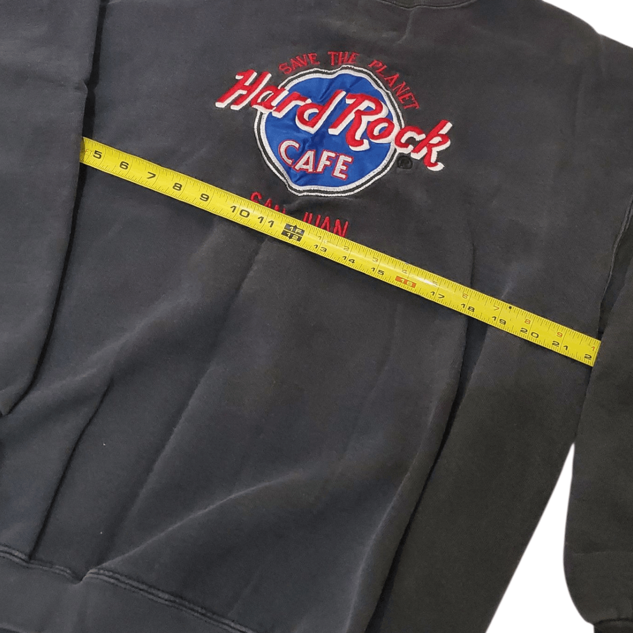 Vintage 90s Hard Rock San Juan Embroidered Sweatshirt Size US L / EU 52-54 / 3 - 5 Thumbnail