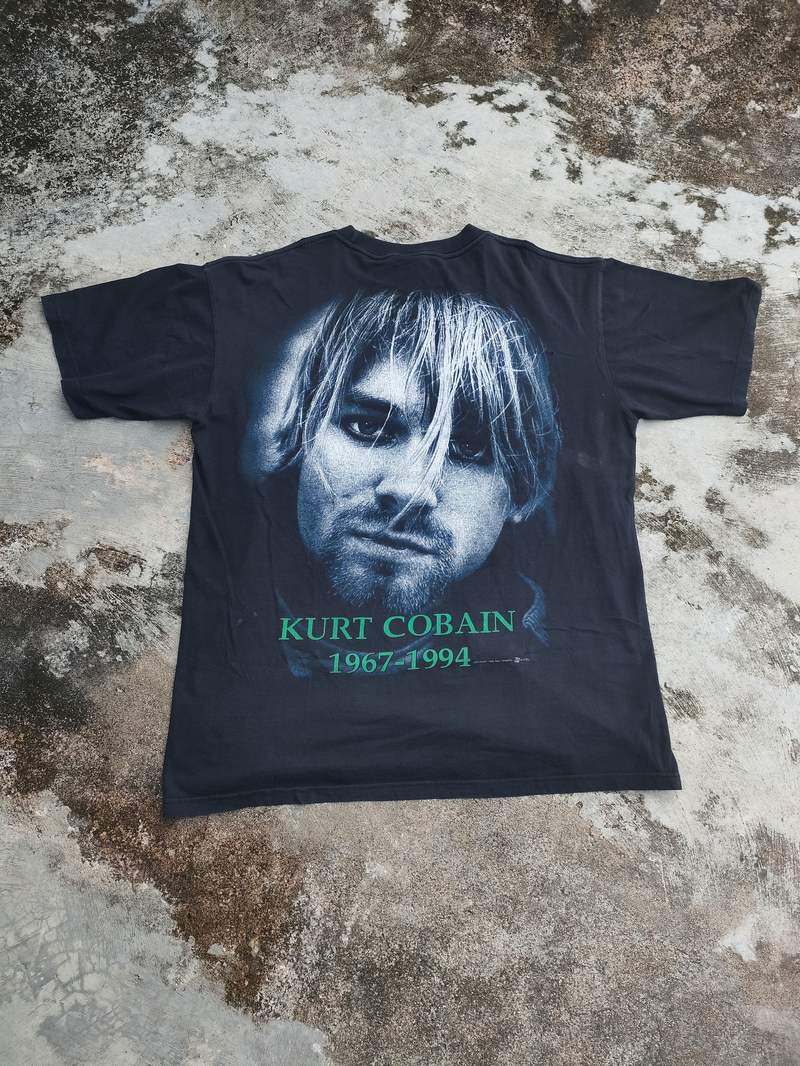 Band Tees × Vintage Kurt Cobain Memory Size US XL / EU 56 / 4 - 4 Thumbnail