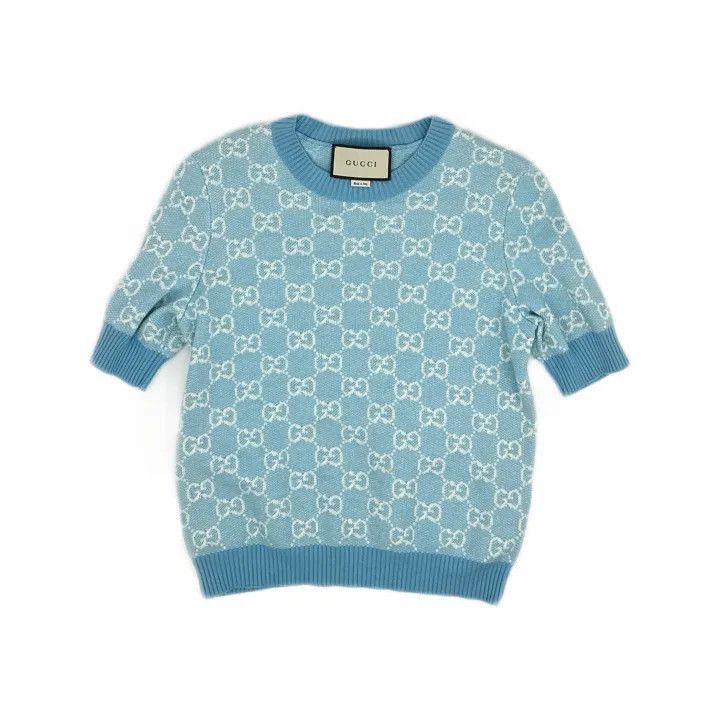 Gucci Gucci Geometric Pattern Wool Sweater for Women-2507 Size M / US 6-8 / IT 42-44 - 8 Thumbnail