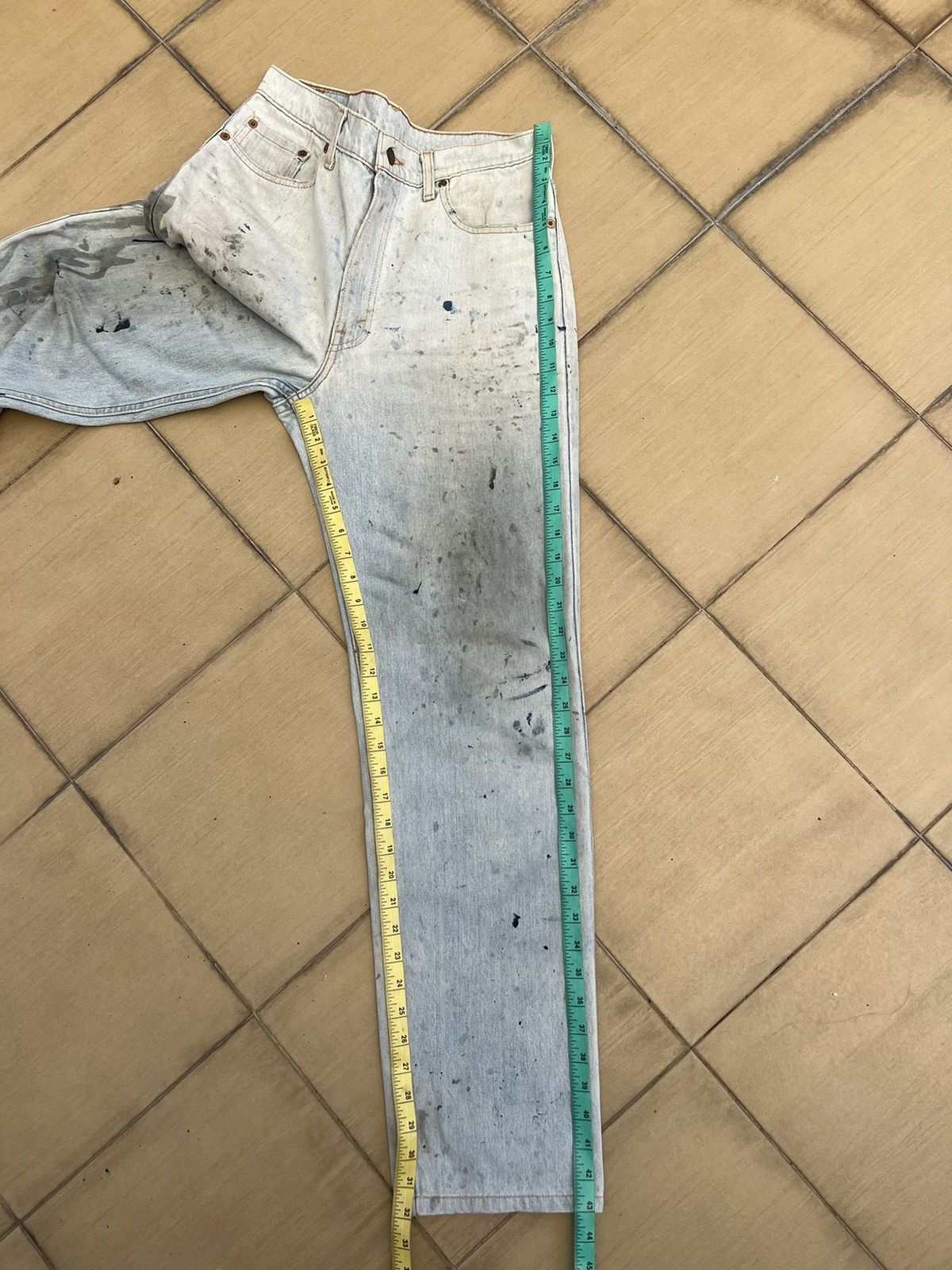 Levi's Vintage 1997 Levi’s 510 Jeans Made in Usa Painter Denim Size US 32 / EU 48 - 5 Thumbnail