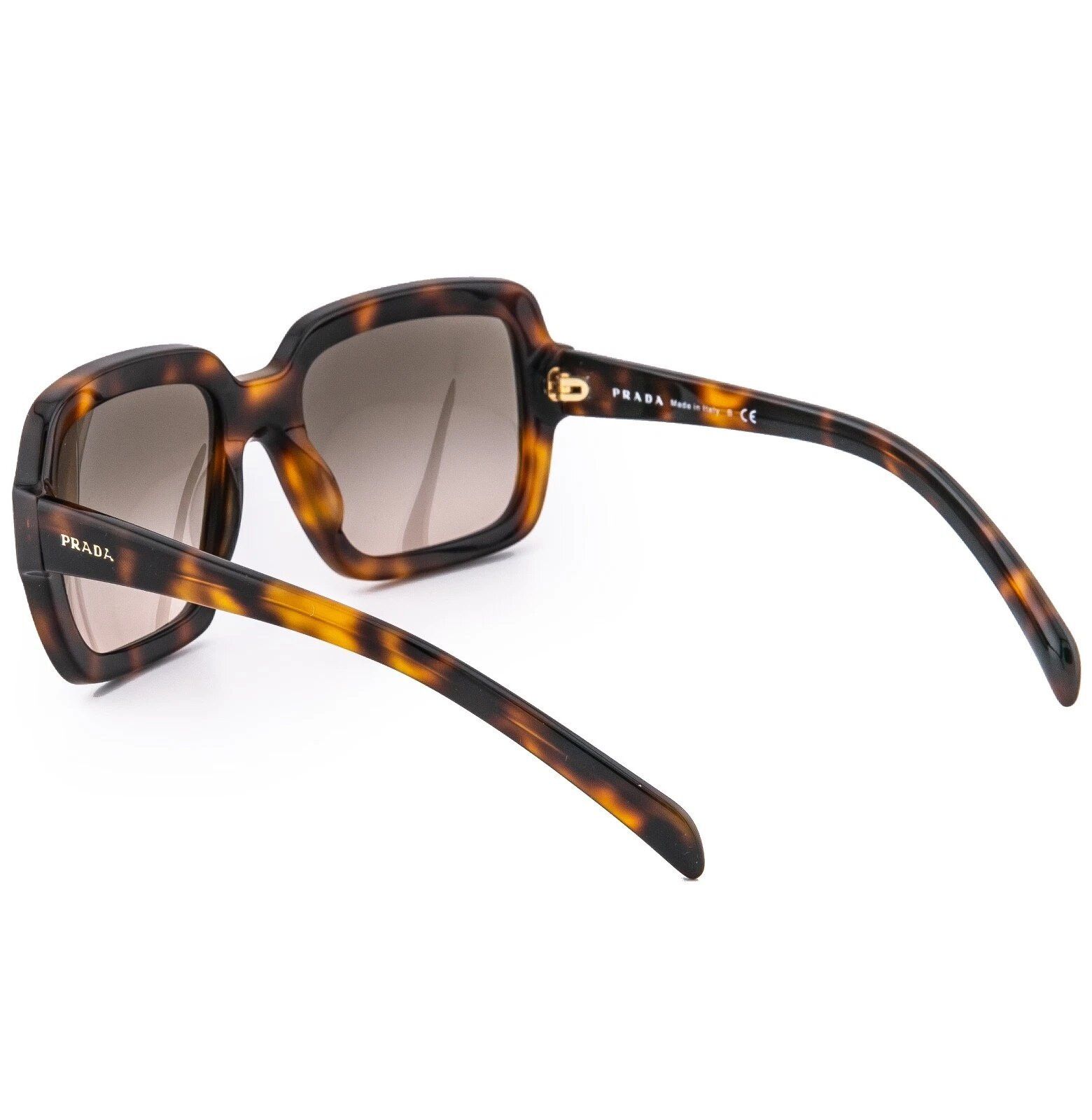 Prada PRADA 07R ORNATE PR07RS Brown Rectangle Sunglasses 07RS Size ONE SIZE - 3 Thumbnail
