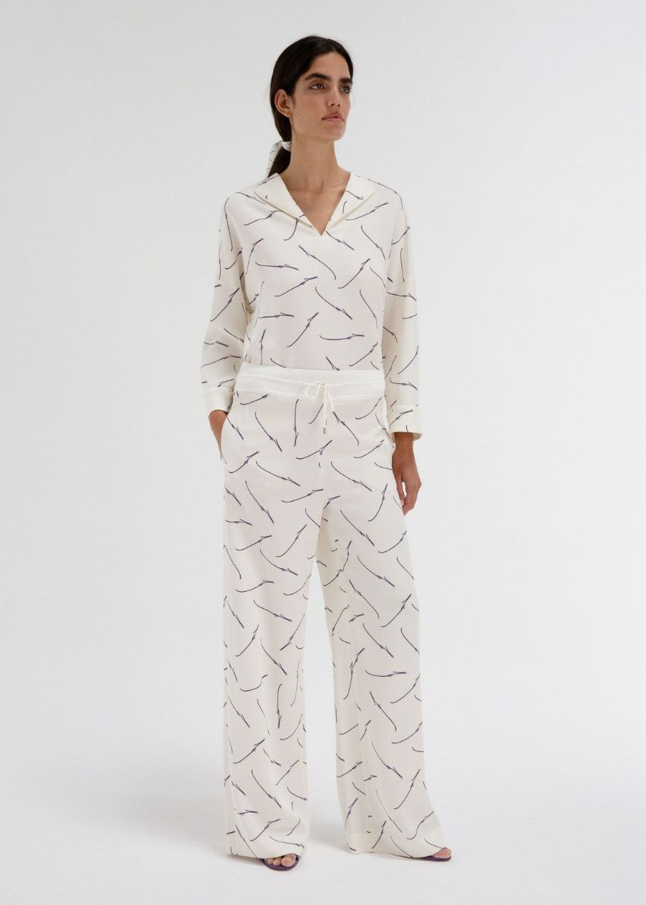 o1srvl11e0424 Trouser in Black & White