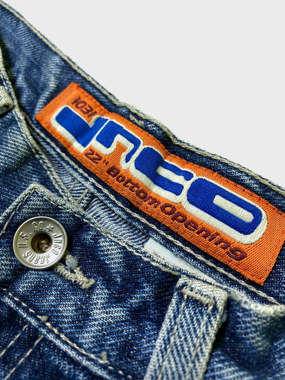 JNCO × Vintage Crazy Vintage Jnco 1031 Embroidered Girlie Stuff Baggy Denim Size US 26 / EU 42 - 8 Thumbnail
