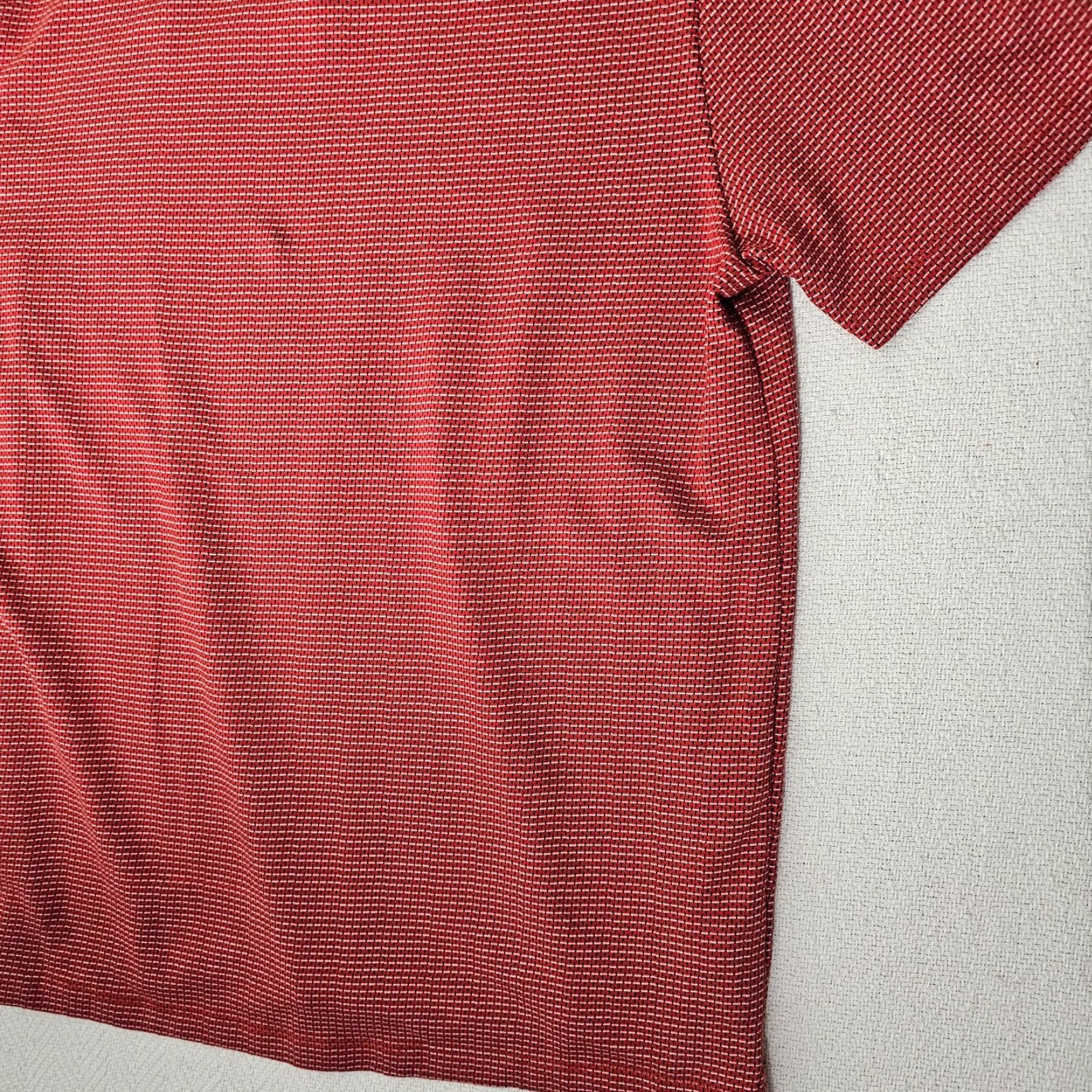 Perry Ellis Perry Ellis Polo Men's Adult XL Golf Stretch Red Geometric Short Sleeve Size US XL / EU 56 / 4 - 8 Thumbnail