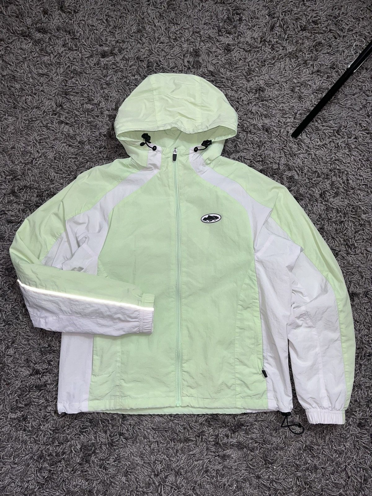 CORTEIZ SPRING NYLON GORPCORE JACKET MINT COLOR SIZE S