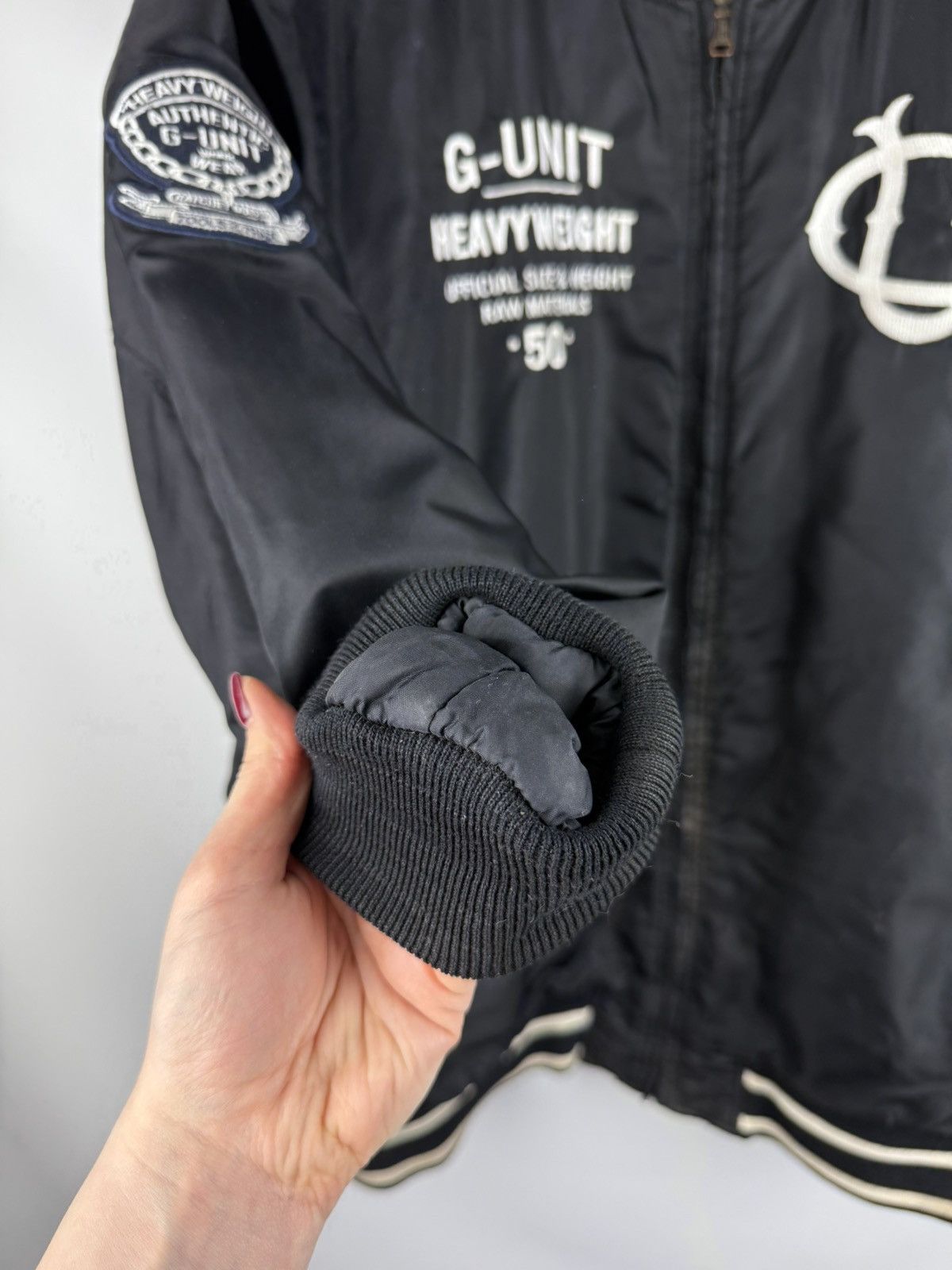 G-Unit G Unit Men’s Rap Hip Hop Varsity Bomber Jacket Size L Nylon Size US L / EU 52-54 / 3 - 12 Thumbnail