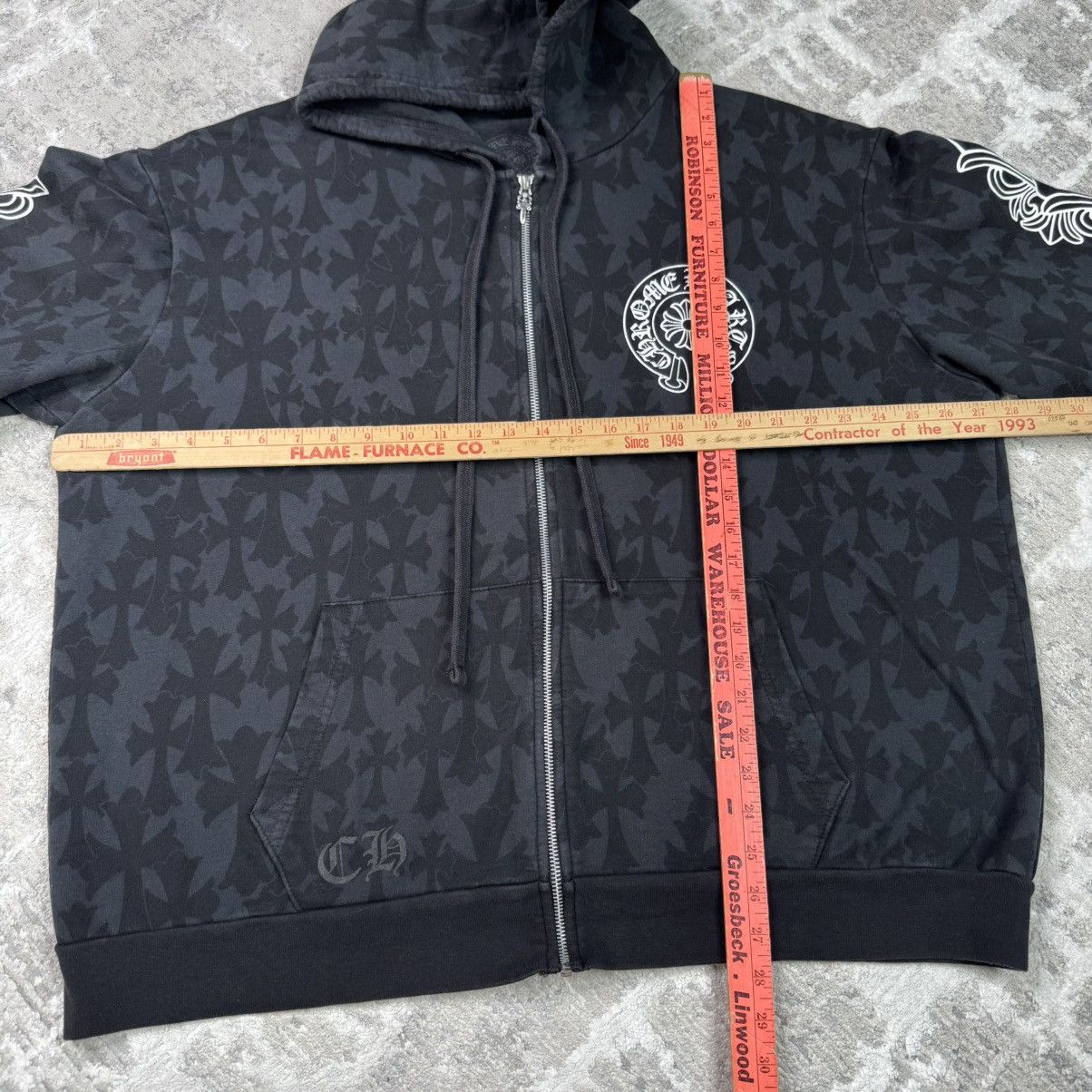 Chrome Hearts Cemetery monogram scroll zip up hoodie Size US L / EU 52-54 / 3 - 18 Thumbnail