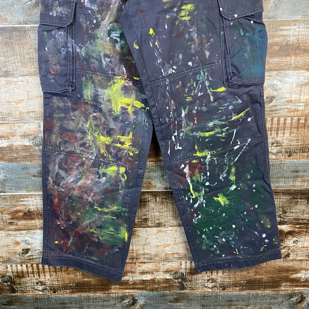Dickies DL Dickies Gray Custom Cargo Multipocket Pants #C1205 Size US 31 - 6 Thumbnail