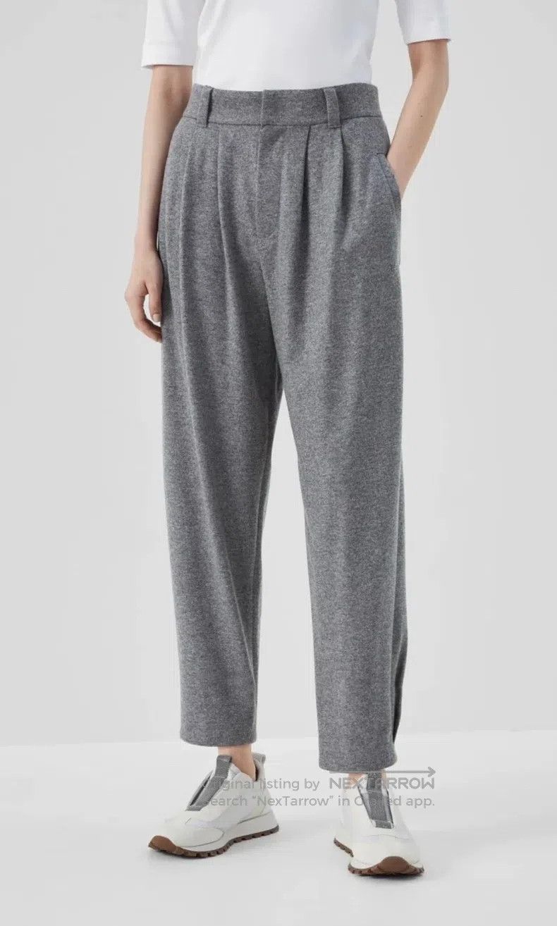 Brunello Cucinelli Brunello Cucinelli Grey Casual Pants Size 24" / US 00 / IT 34 - 2 Thumbnail
