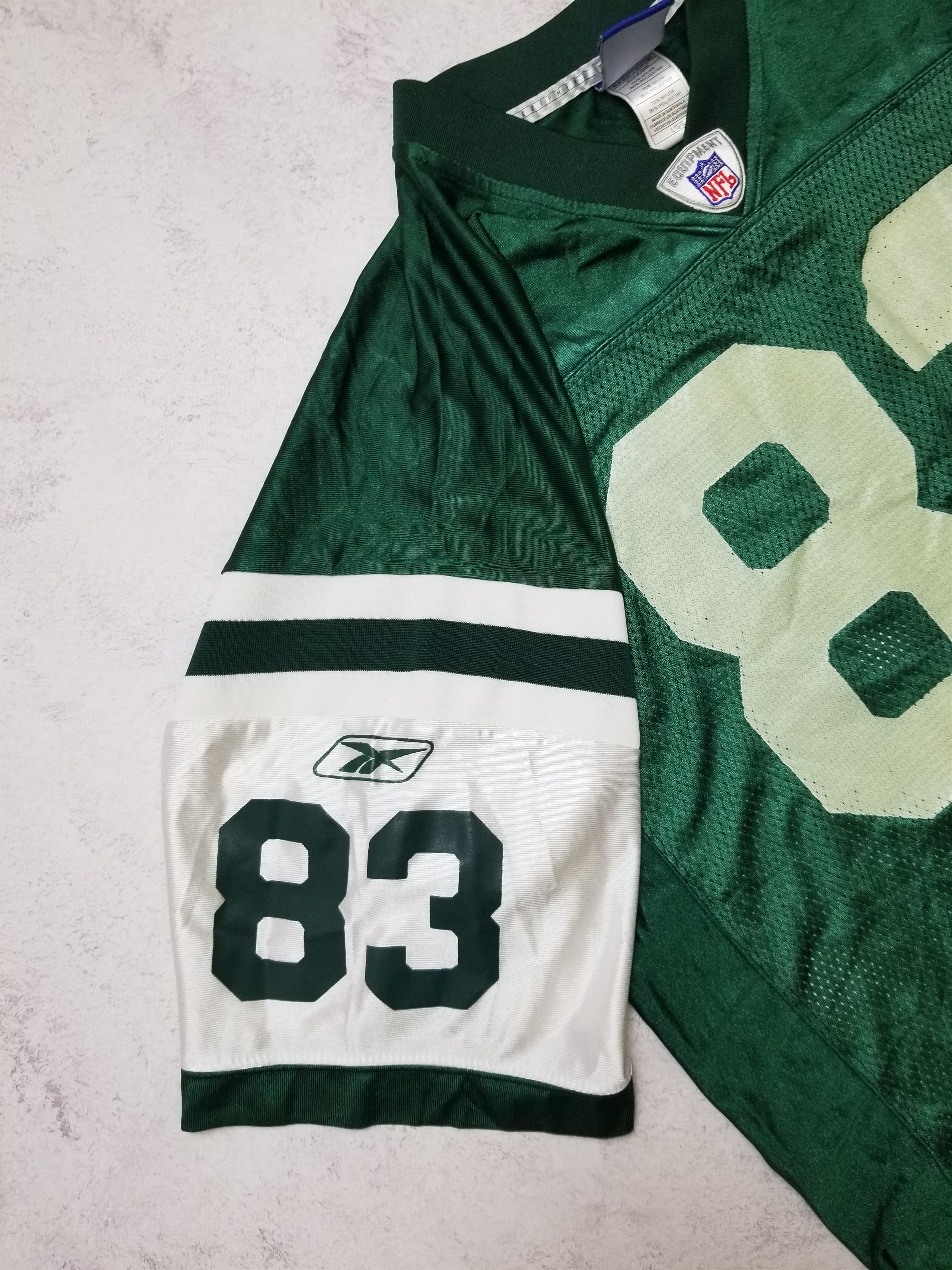 Reebok Vintage Reebok #83 Costa New York Jets NFL Jersey Men's Size US L / EU 52-54 / 3 - 14 Thumbnail