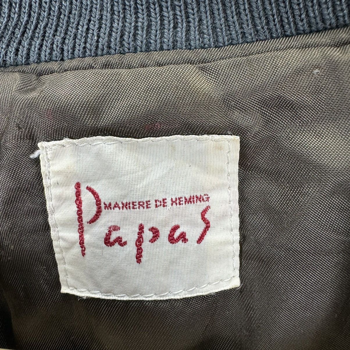Japanese Brand ❄️PAPAS JAPAN WOOL LEATHER PART VARISTY JACKET Size US M / EU 48-50 / 2 - 9 Thumbnail