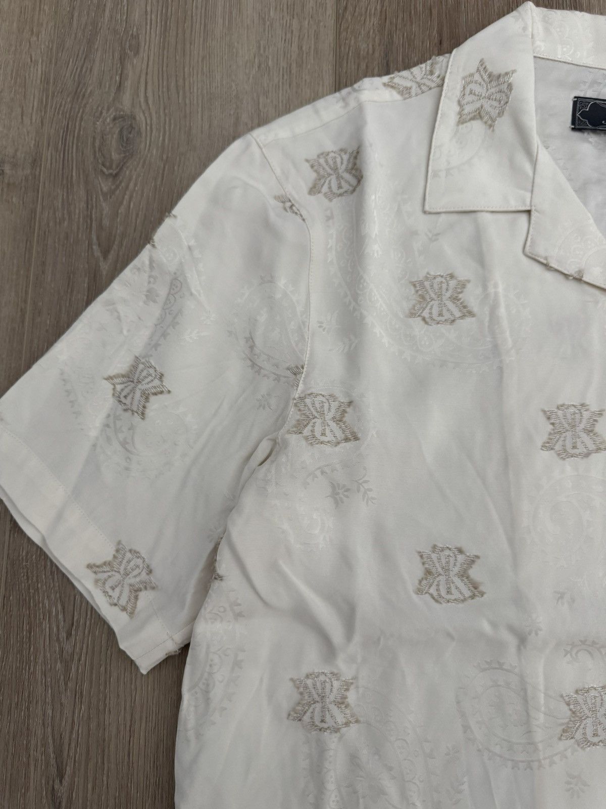Kith Kith S/S 2025 Thompson Camp Collar Embroidered Pattern Shirt Size US S / EU 44-46 / 1 - 6 Thumbnail