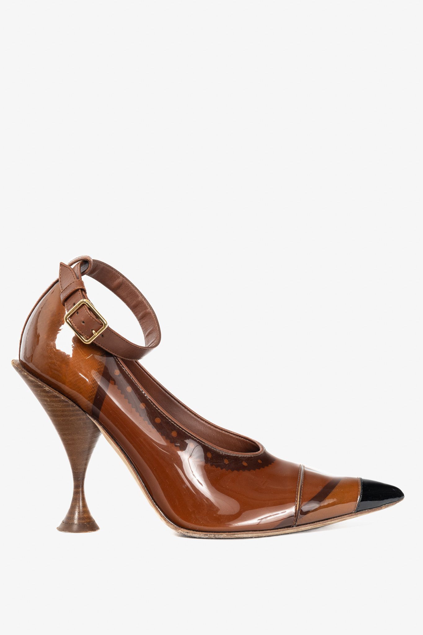 Burberry Burberry AW19 Runway Evan 105 Plex Heels Size US 8.5 / IT 38.5 - 1 Thumbnail