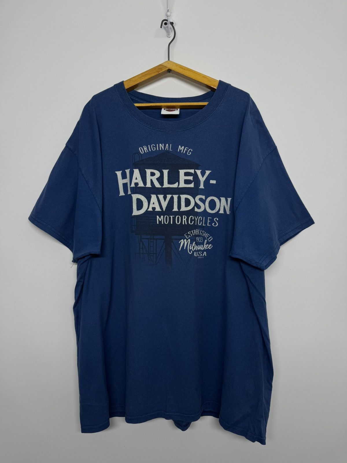 Harley Davidson Vintage Harley Davidson Corpus Christi Texas Tee Shirt Blue Size US XL / EU 56 / 4 - 1 Thumbnail