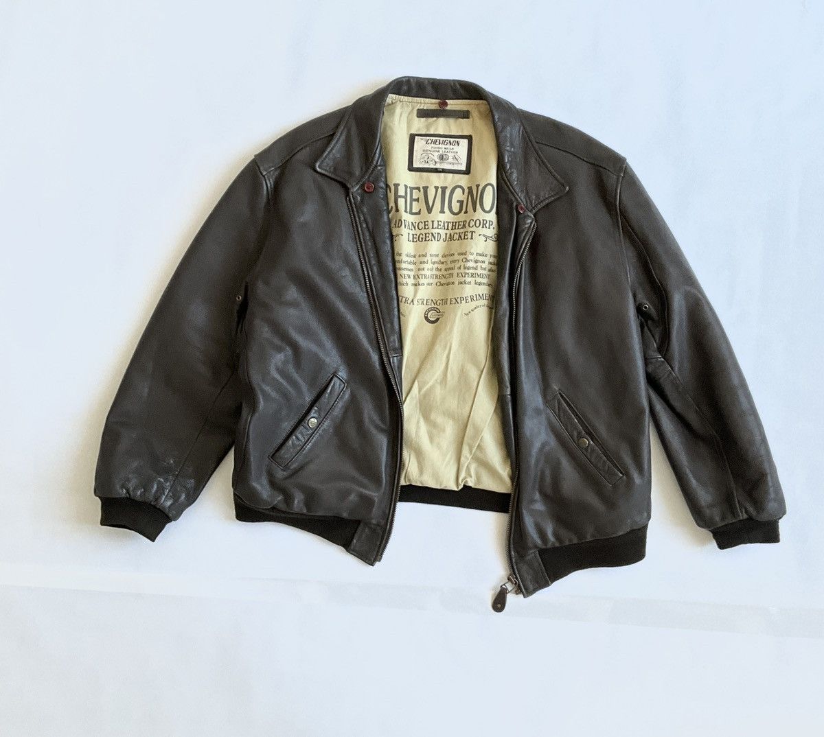 Chevignon Vintage Chevignon aviator jacket Size US XXL / EU 58 / 5 - 2 Thumbnail