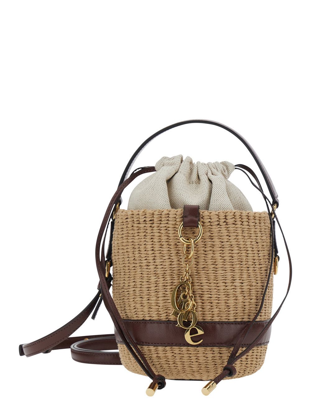 Chloe Handbag 'S941' with Leather Charm Beige Women Size ONE SIZE - 1 Thumbnail