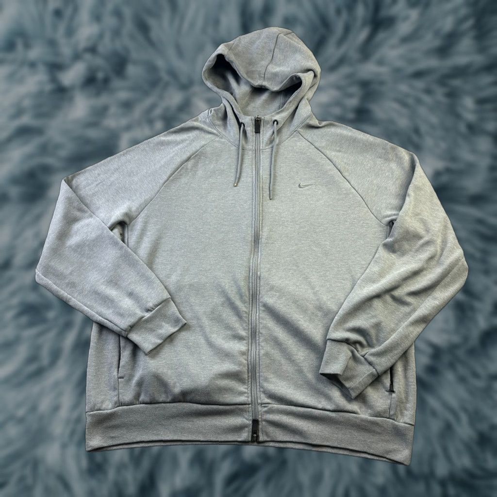 Nike Nike Hoodie Mens Extra Large Gray Primary Fleece UV Performance Dri Fit Size US XL / EU 56 / 4 - 1 Thumbnail