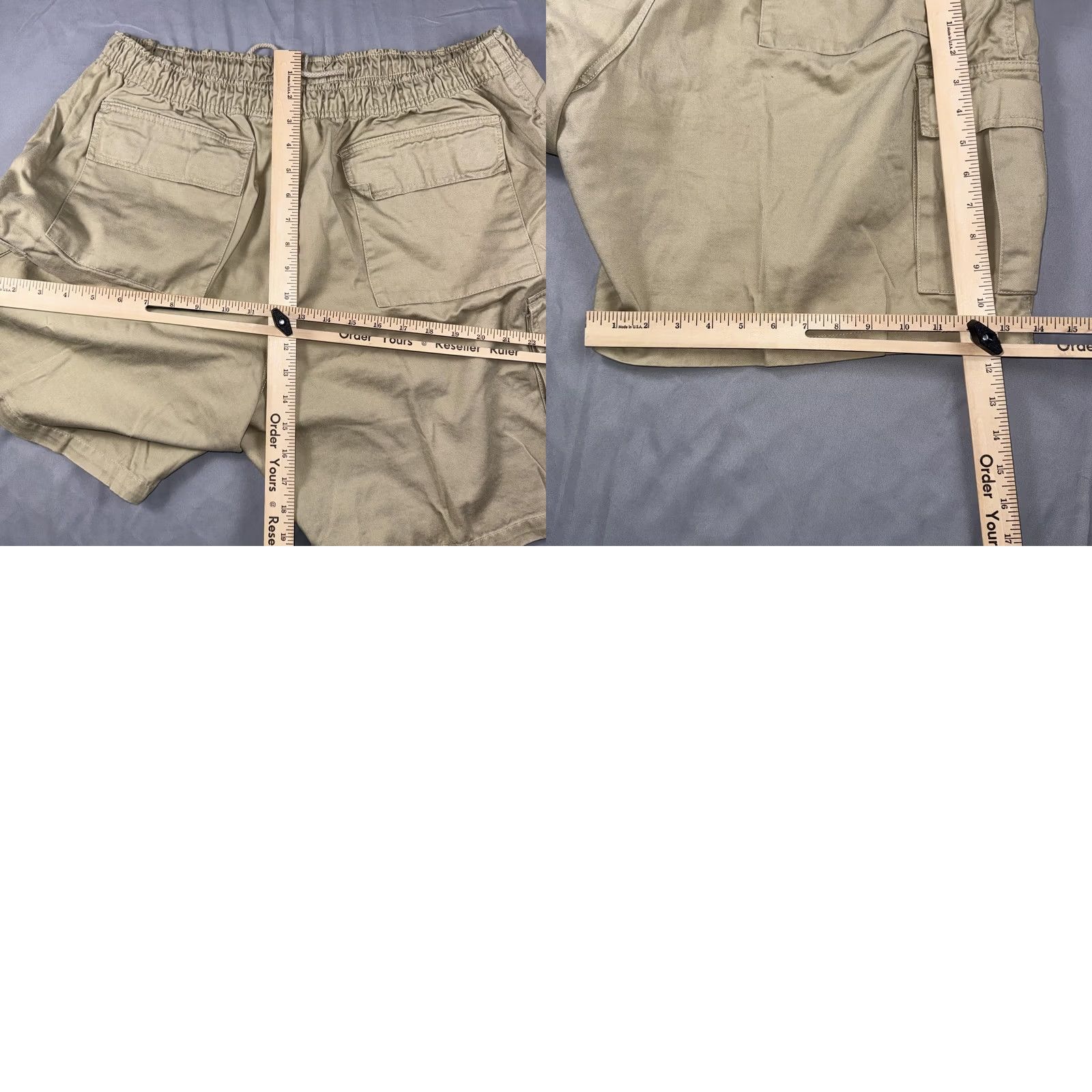 Billabong VINTAGE Billabong Cargo Shorts Mens XL Khaki Size US 36 / EU 52 - 8 Thumbnail