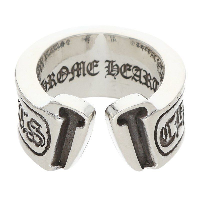Chrome Hearts Chrome Hearts Large Scroll Label Silver Ring Size ONE SIZE - 2 Thumbnail