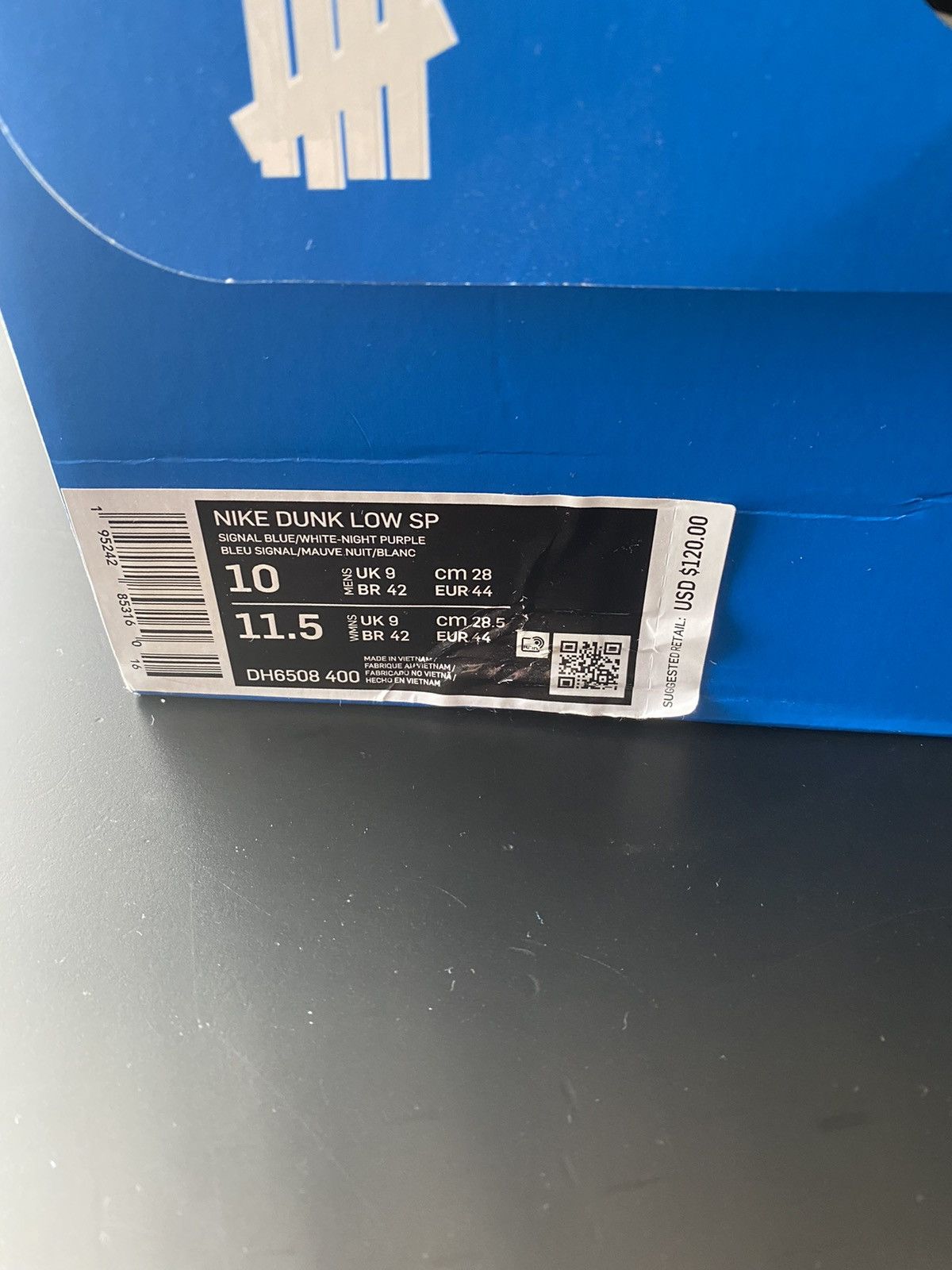 Nike × Undefeated Dunk Low 5 On It Size US 10 / EU 43 - 7 Thumbnail