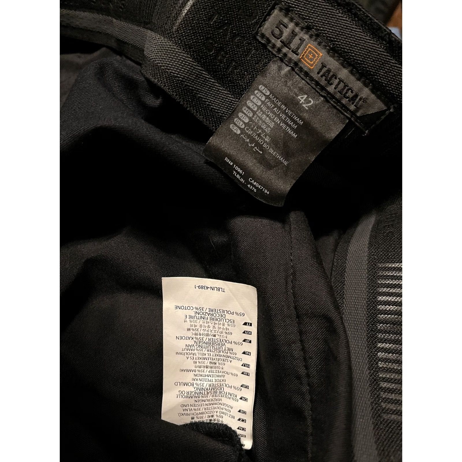 Vintage 5.11 Tactical Twill PDU Class A Pant Midnight Navy Pants 74338 Men's 42x33 Size US 42 / EU 58 - 4 Thumbnail