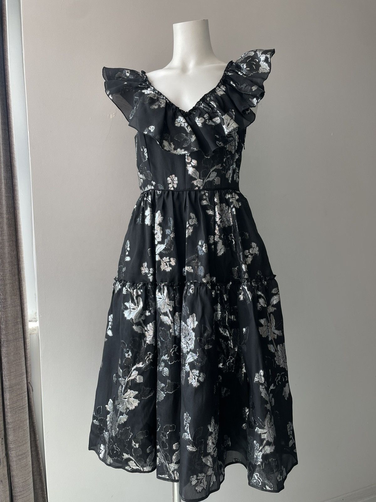 Vintage Machka silk dress Size M / US 6-8 / IT 42-44 - 3 Thumbnail