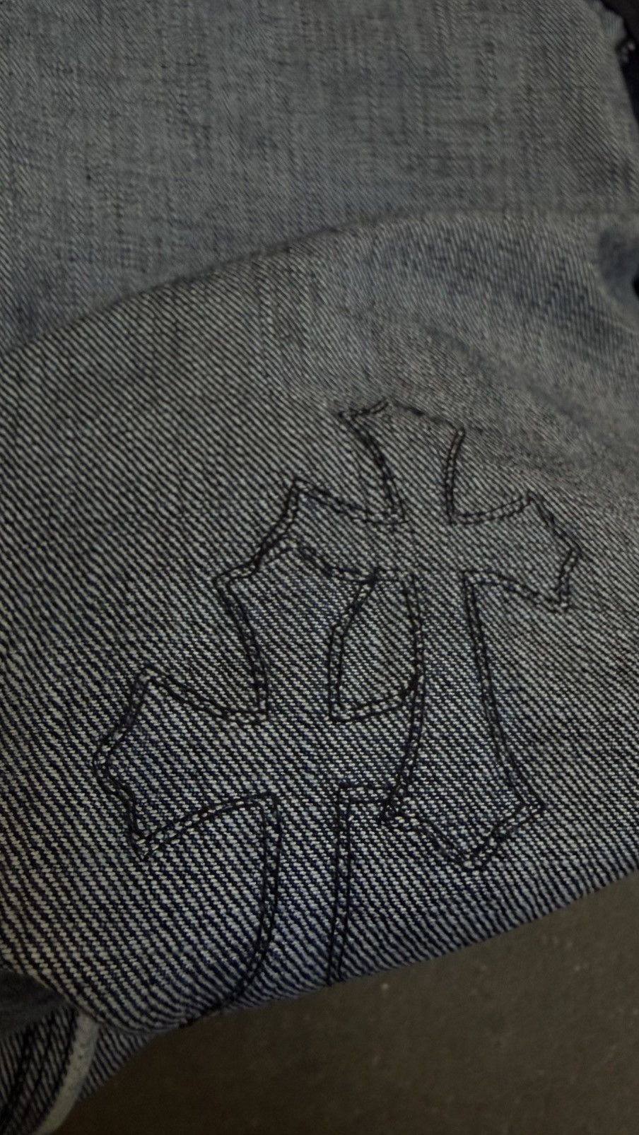 Chrome Hearts RARE!!Chrome Hearts Turbo Diesel Cross Patch Carpenter Jeans Size US 32 / EU 48 - 14 Thumbnail