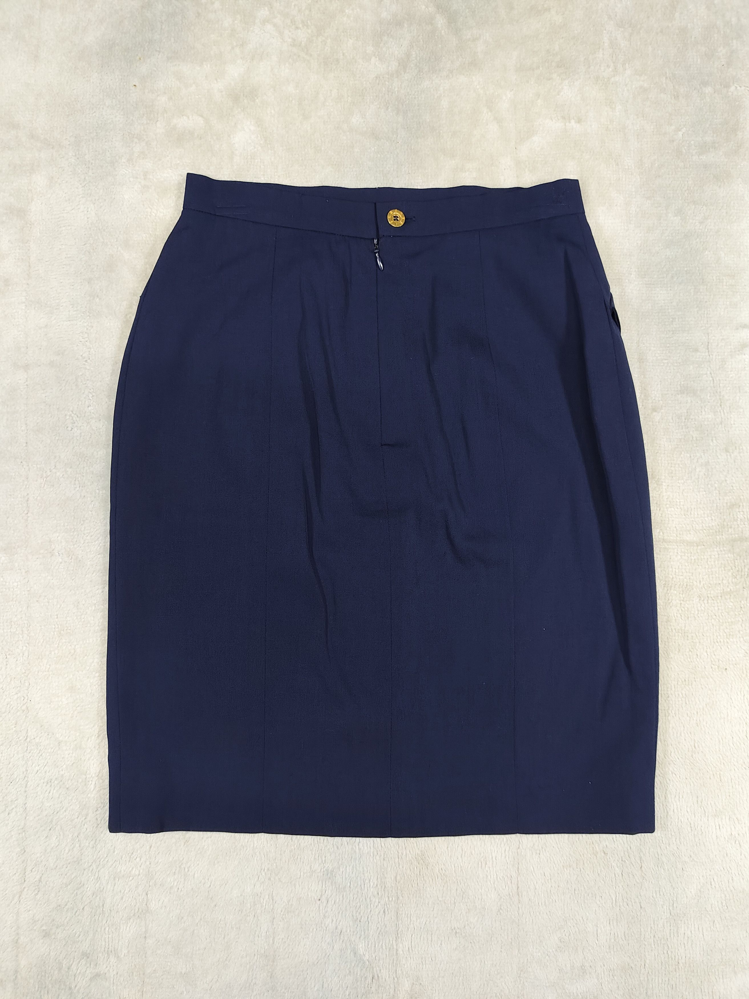 Givenchy 90s Givenchy Boutique - Tailoring Structured Pencil Skirt Size 28" / US 6 / IT 42 - 6 Thumbnail