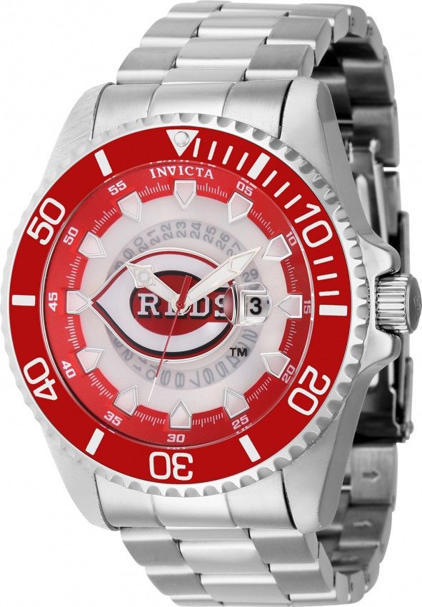 Invicta × MLB MLB Cincinnati Reds Quartz Men's Watch Size ONE SIZE - 1 Thumbnail