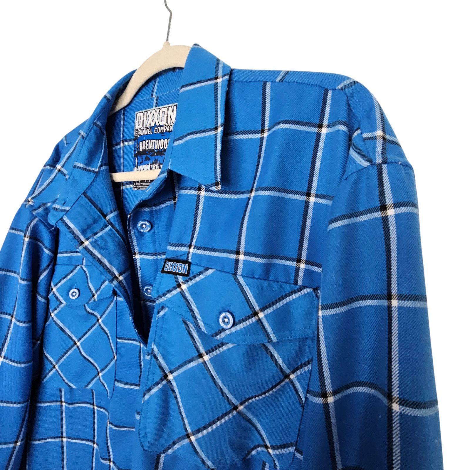 Dixxon Dixxon Womens Brentwood Flannel Shirt Plaid Cropped Gorpcore Size XL / US 12-14 / IT 48-50 - 4 Thumbnail