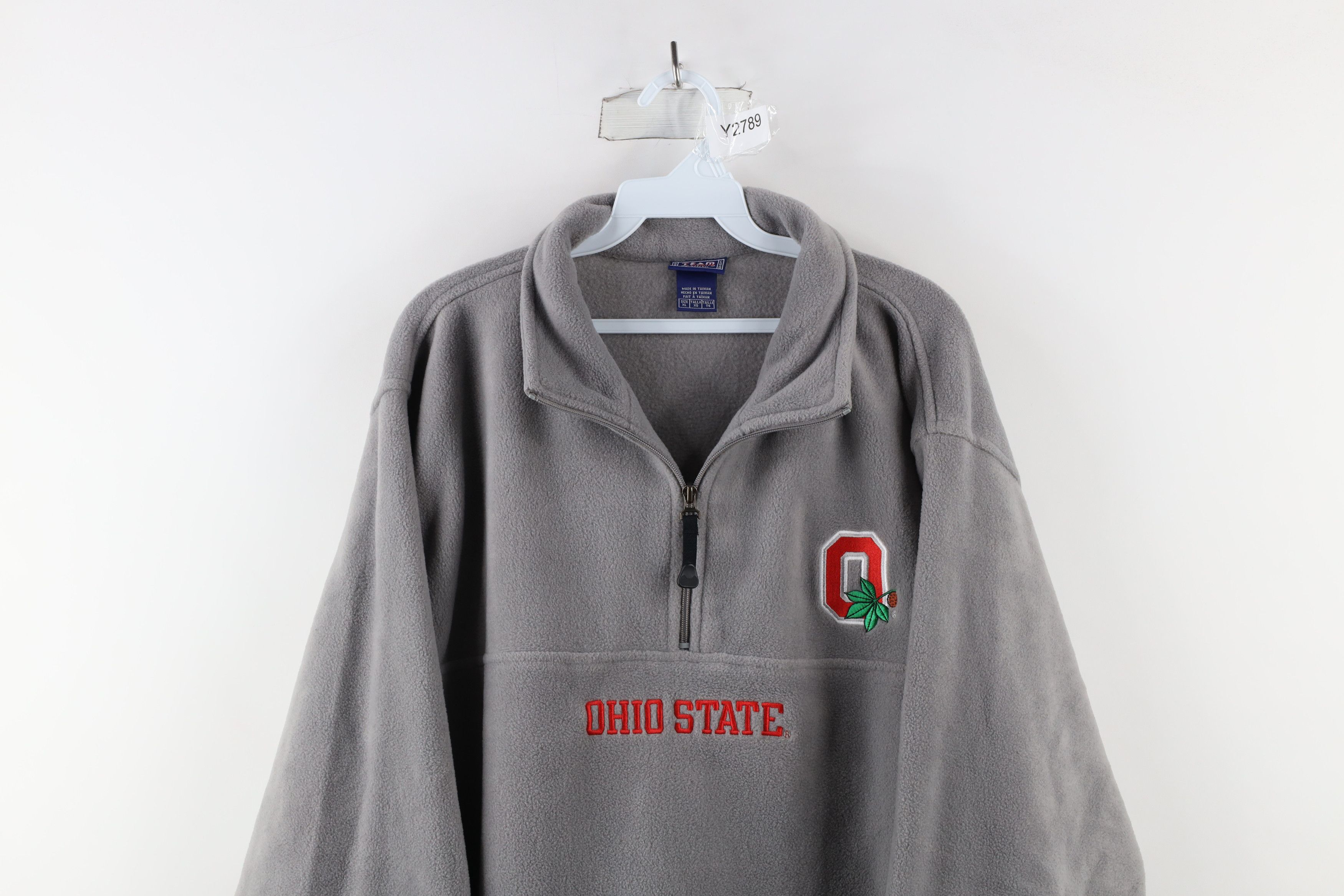 Vintage Vintage State University Half Zip Fleece Pullover Sweater Size US XL / EU 56 / 4 - 2 Thumbnail